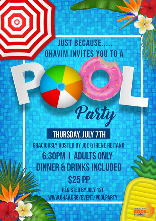 Banner Image for Ohavim Pool Party